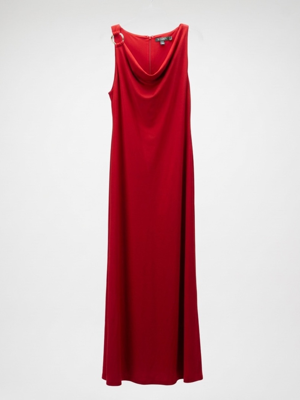 Lauren Ralph Lauren Ring Trim Jersey Cowl Neck Gown- Size 14
